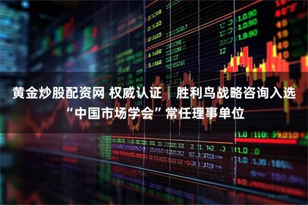 黄金炒股配资网 权威认证│胜利鸟战略咨询入选“中国市场学会”常任理事单位